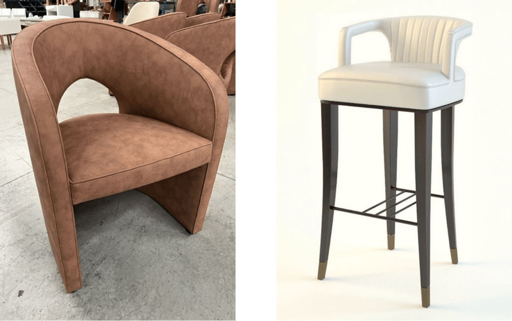 poltrona e sgabello di design - Morbidline