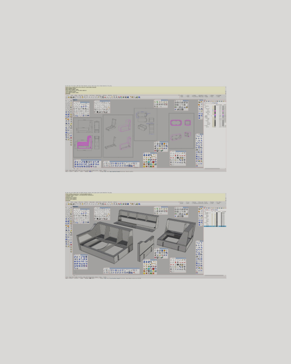 progettazione divani di design - Morbidline 2/4